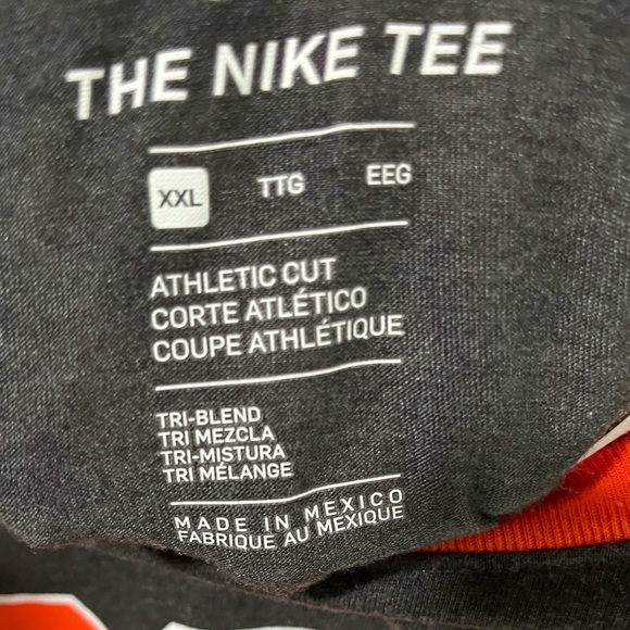 Nike Oregon State Beavers Baseball Tee 3/4 sleeve Size XXL - Picture 2 of 9